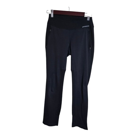 Patagonia Pants womens XS black wind shield Athleisure GORPCORE Outdoors Trail - Picture 2 of 15